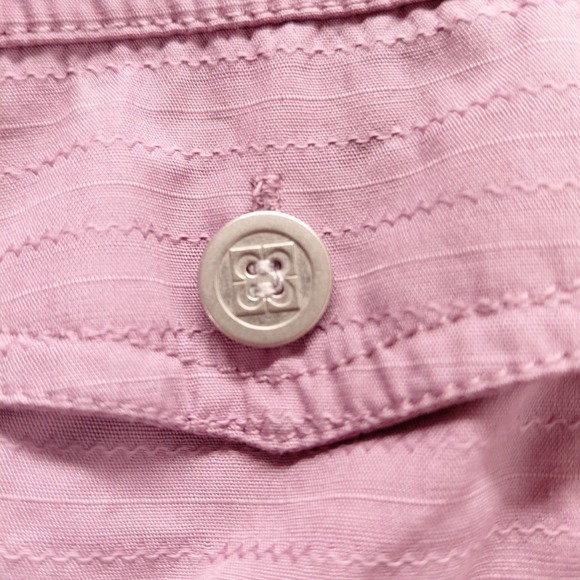 Liz Claiborne Lightweight Cotton Shell Jacket Women XL Lavendar Purple Full Zip - Picture 8 of 10